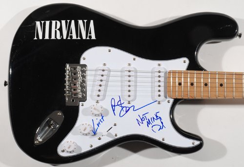 Nirvana Signed Electric Guitar (3 Sigs) GAI
