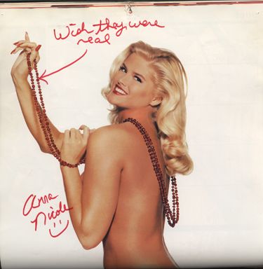 Anna Nicole Unique Multi Signed Calendar GAI COA - 2