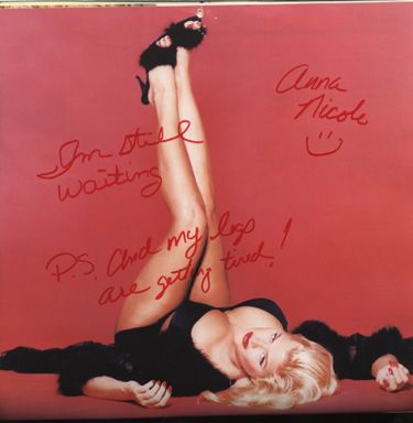 Anna Nicole Unique Multi Signed Calendar GAI COA - 6