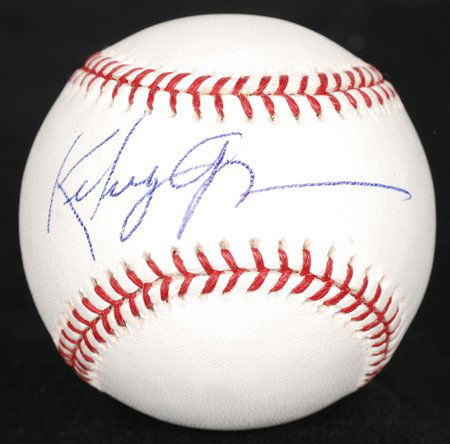 Kelsey Grammer Signed OML Baseball GAI COA: Rawlings official Major League baseball (Selig) signed across the sweet spot in blue ballpoint pen. In excellent condition. COA from Global Authentication. ***IMPORTANT REMINDERS: 1.) To ensure authen