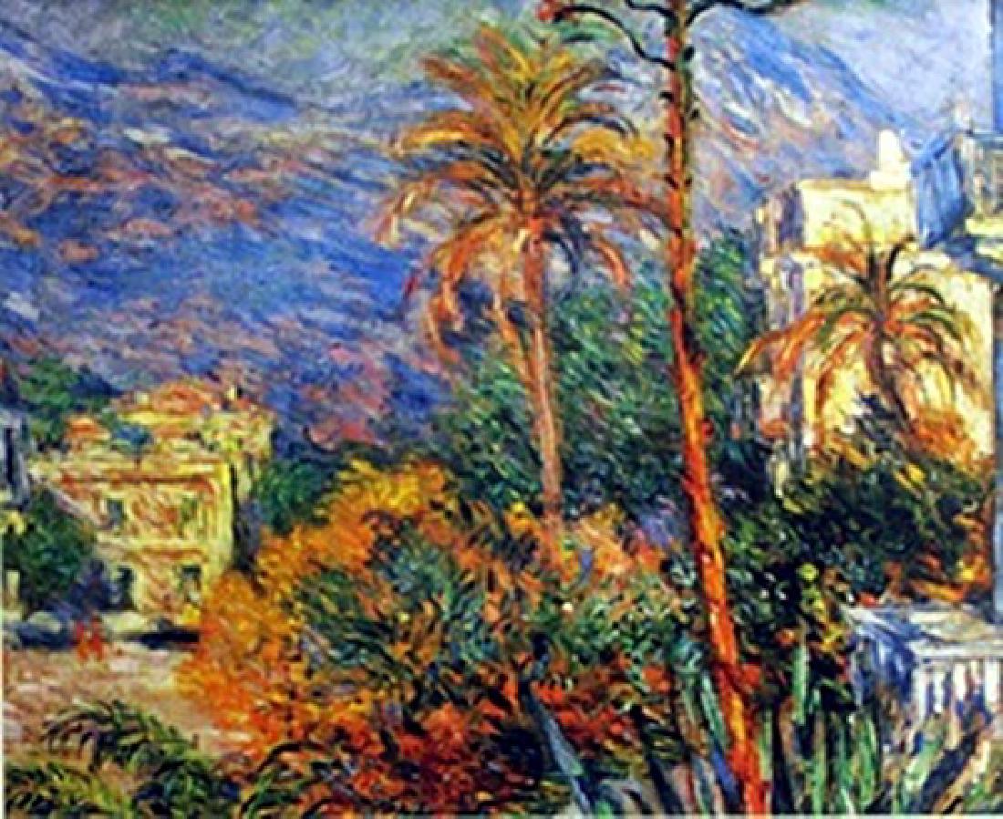 Lithograph - Claude Monet: Lithograph After Claude Monet; size approx. 17 x 20 in. Oscar-Claude Monet (14 November 1840 – 5 December 1926) was a founder of French Impressionist painting, and the most consistent and prol