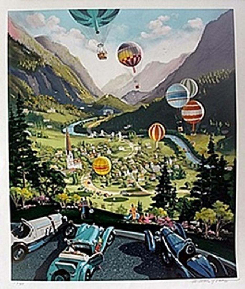 Serigraph Michael Young: Authentic serigraph, signed, Numbered, Approx. 33 1/2x28" In.