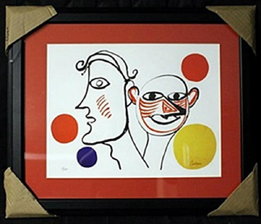 Lithograph by Alexander Calder: Lithograph by Alexander Calder, Limited Edition, Signed by the Artist, Size Approx. 18 x 22 In.