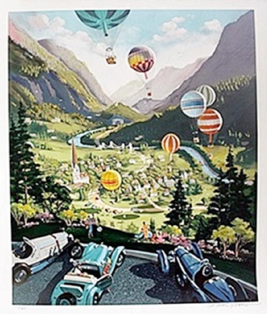 Serigraph Michael Young: Authentic serigraph, signed, Numbered, Approx. 33 1/2x28" In.