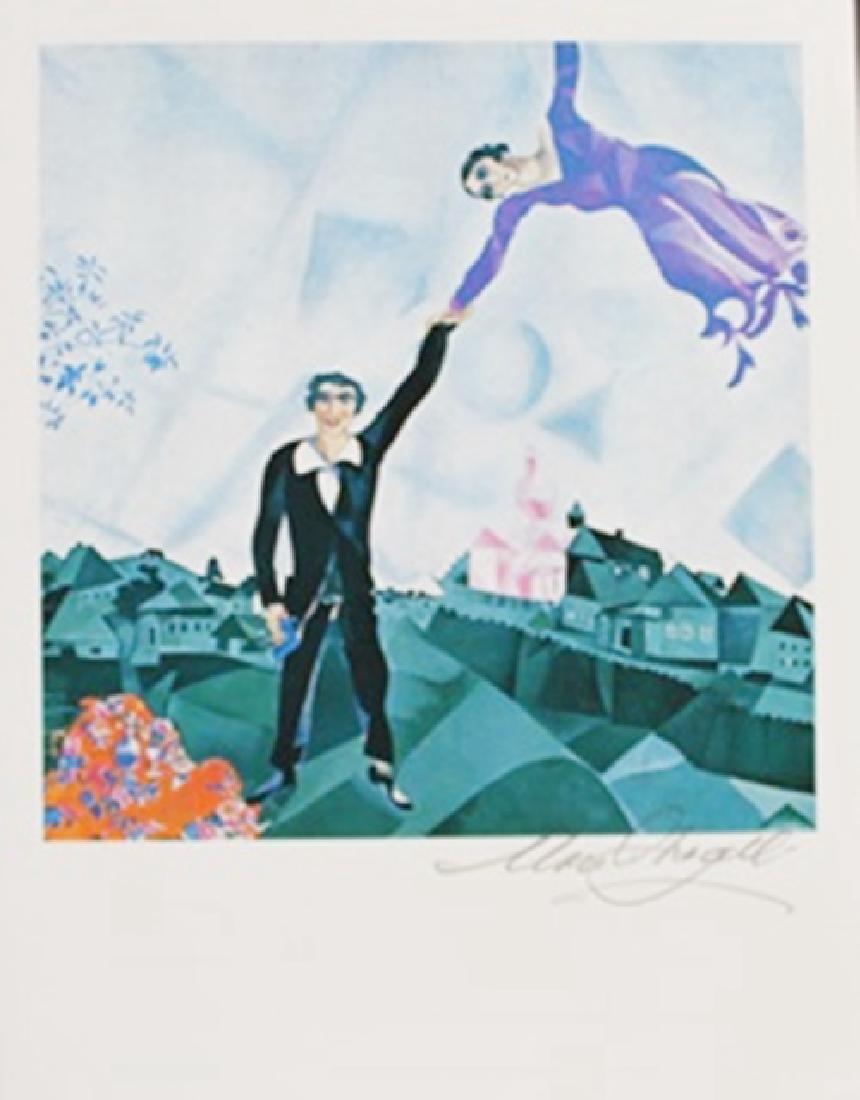 Lithograph By Marc Chagall: Authentic Lithograph Marc Chagall, Pencil signed the artist, Size Approx. 11 x 9 In. Marc Zakharovich Chagall (July 6th 1887 – March 28th 1985) "The quintessential Jewish artist, of the twentieth ce