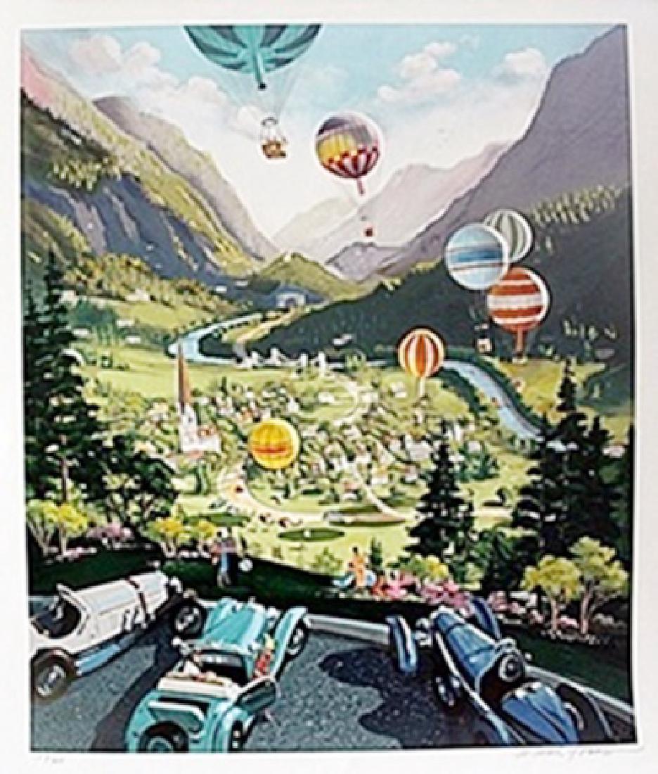 Serigraph Michael Young: Authentic serigraph, signed, Numbered, Approx. 33 1/2x28" In.