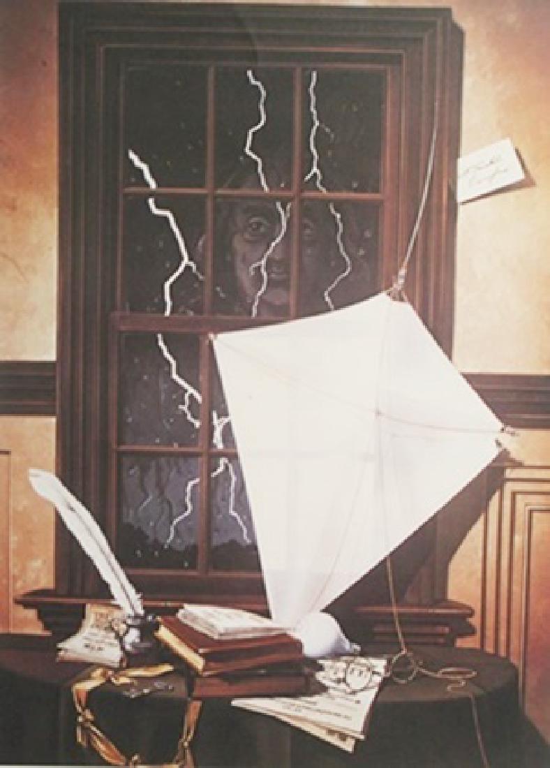 Lithograph David Mann (271A): Authentic Lithograph , Bearing an Interpretive Signature of the Artist, Size Approx. 29" x 22 1/2" In. David "Dave" Mann (September 10, 1940 – September 11, 2004) was a California graphic artist w