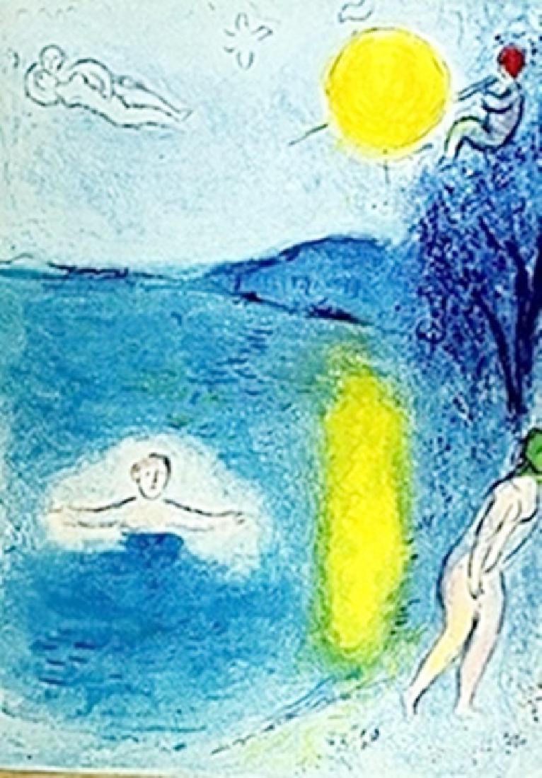 Marc Chagall - - The Summer Season: Authentic Marc Chagall Lithograph from Verve: The Ultimate Review of Art and Literature (1937-1960) lithograph approx. 13"x10" The Summer Season