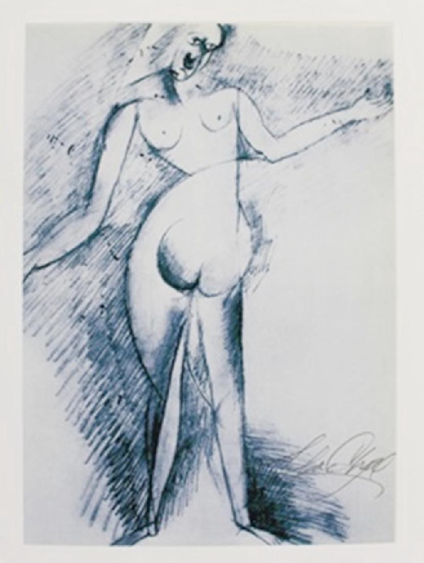Lithograph By Marc Chagall: Authentic Lithograph Marc Chagall, Pencil signed the artist, Size Approx. 11 x 9 In. Marc Zakharovich Chagall (July 6th 1887 – March 28th 1985) "The quintessential Jewish artist, of the twentieth ce