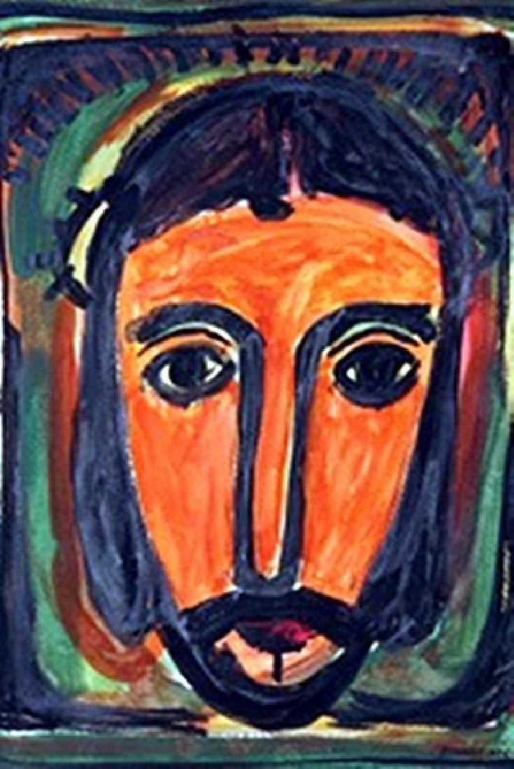Jesus Christ - Georges Rouault - Watercolor On Paper
