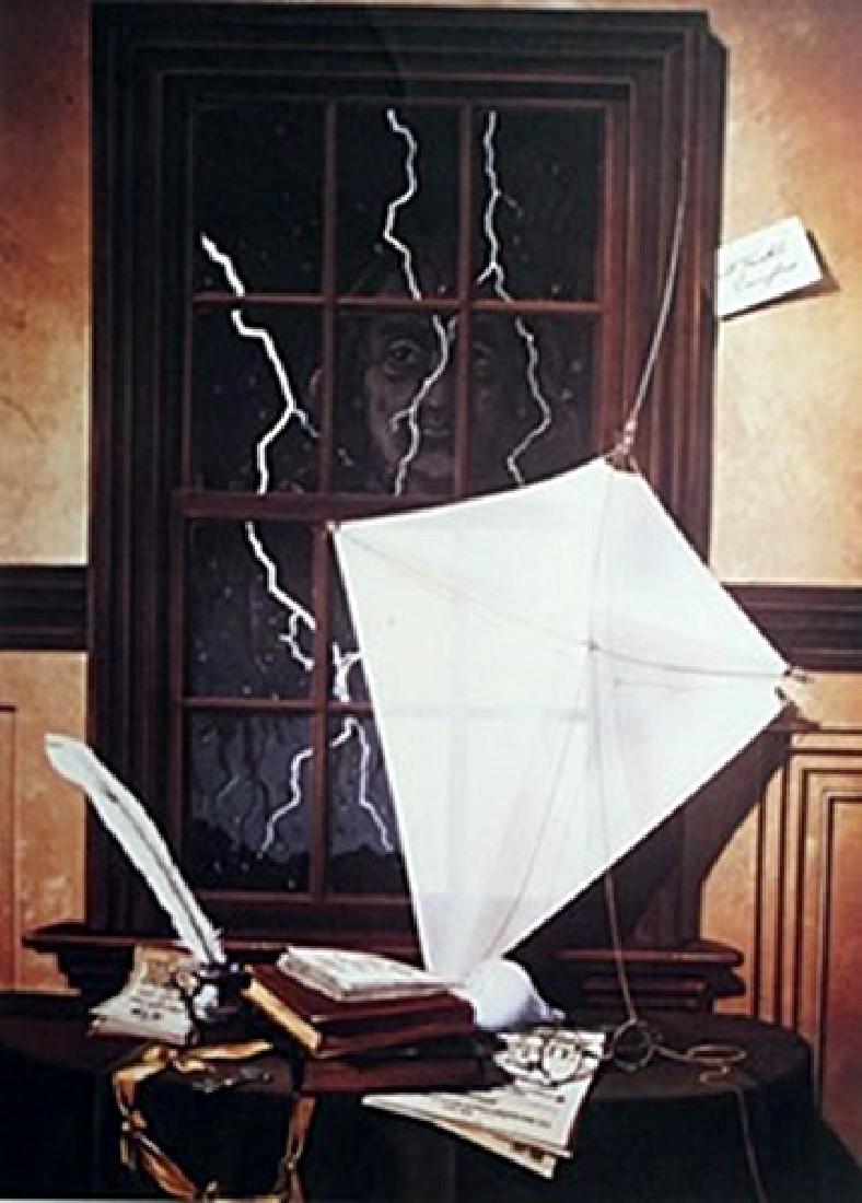 Lithograph - David Mann: Lithograph After David Mann; , pencil bears the signature, size approx. 29 x 22 1/2 in. David Dave Mann (September 10, 1940 – September 11, 2004) was a California graphic artist whose paintings ce