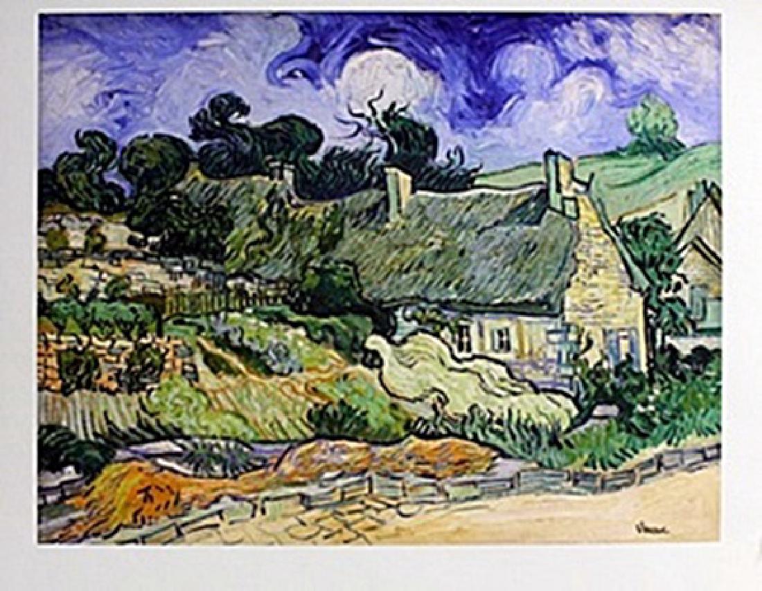 Lithograph - Vincent Van Gogh: Lithograph After Vincent Van Gogh; bears the signature, size approx. 12 x 14 in.