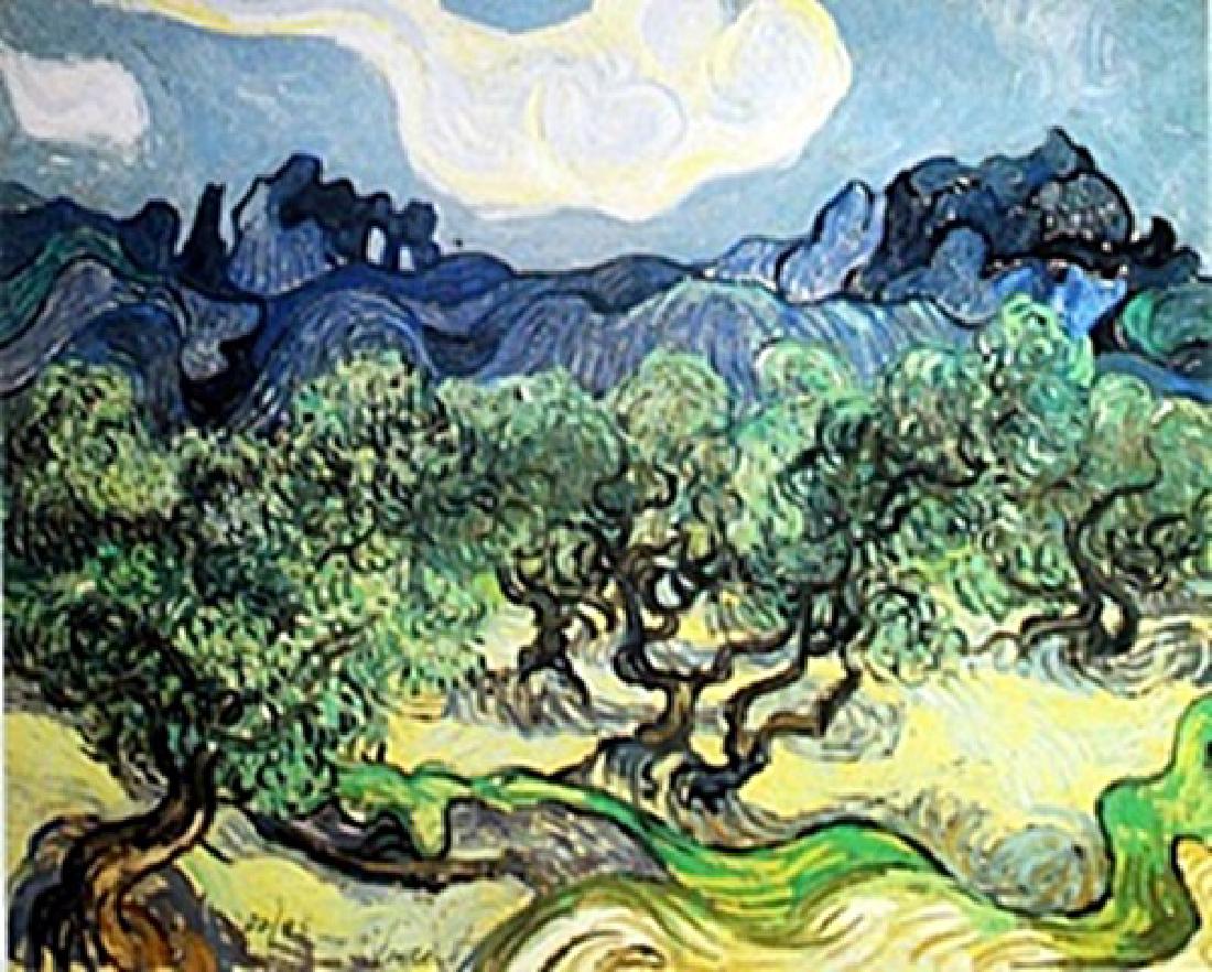 Lithograph - Vincent Van Gogh: Lithograph After Vincent Van Gogh; , bears the signature, size approx. 10 1/2 x 12 1/2 in.