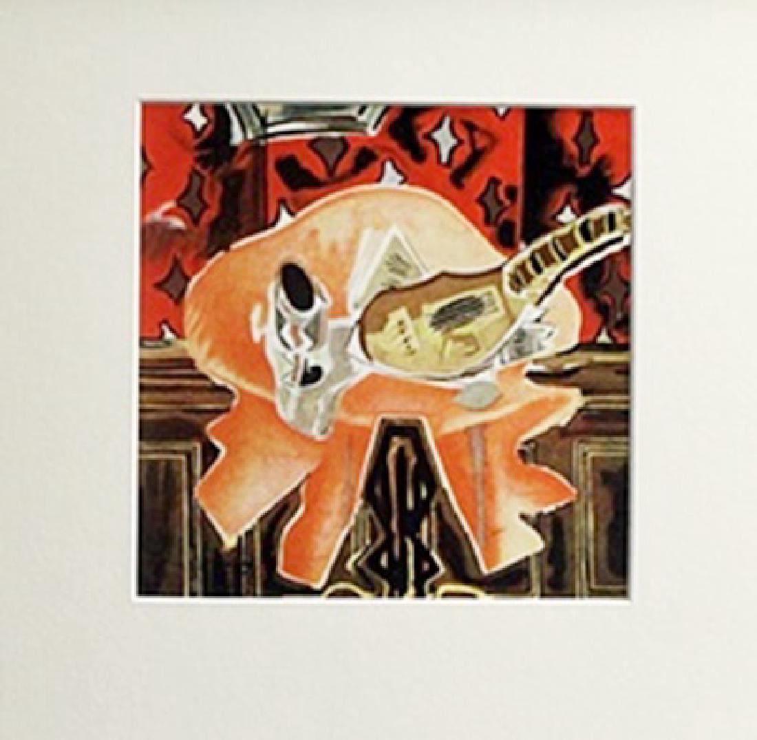 Lithograph - Georges Braque: Lithograph After Georges Braque ; size approx. 13 x 13 in.