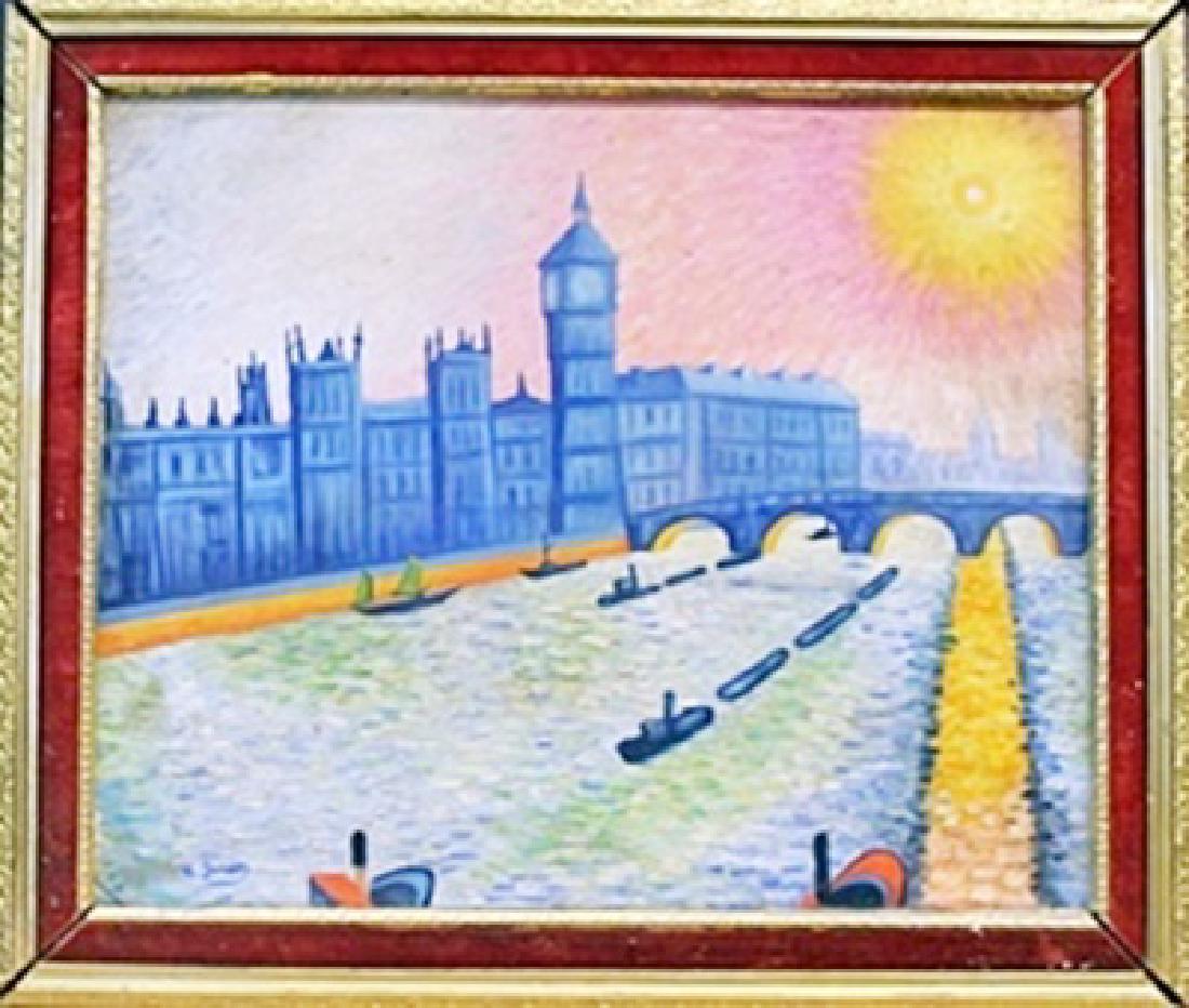 Oil Painting on Canvas - Andre Derain: In the manner of Andre Derain, Framed, Oil Painting on Canvas,bearing the signature Size Approx.