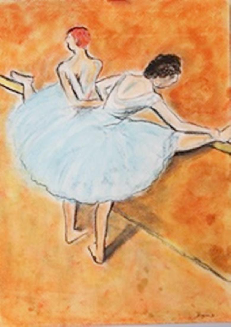 Edgar degas dancer painting image