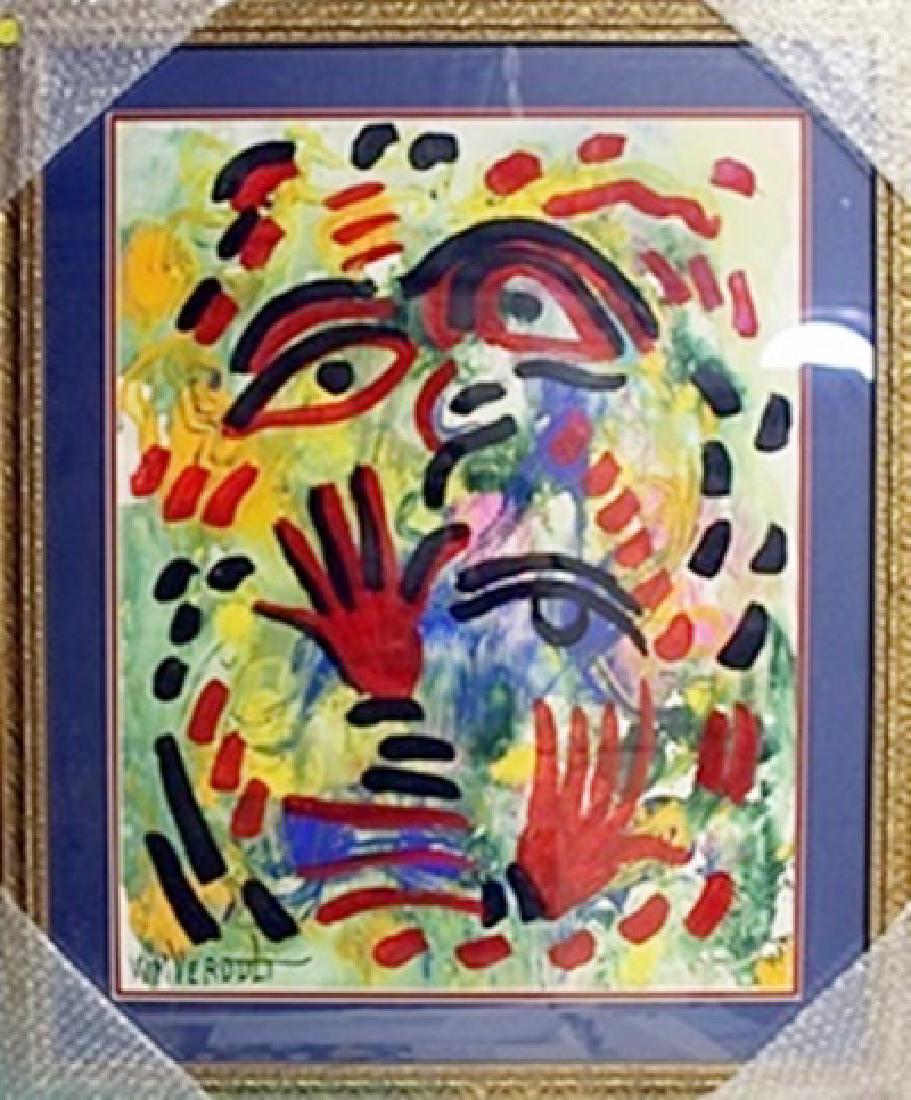 Creating Hands - Original Oil Painting William Verdult: Original, Oil Painting on Canvas,signed Size Approx. 22" x 30" in. Reg No. 6834