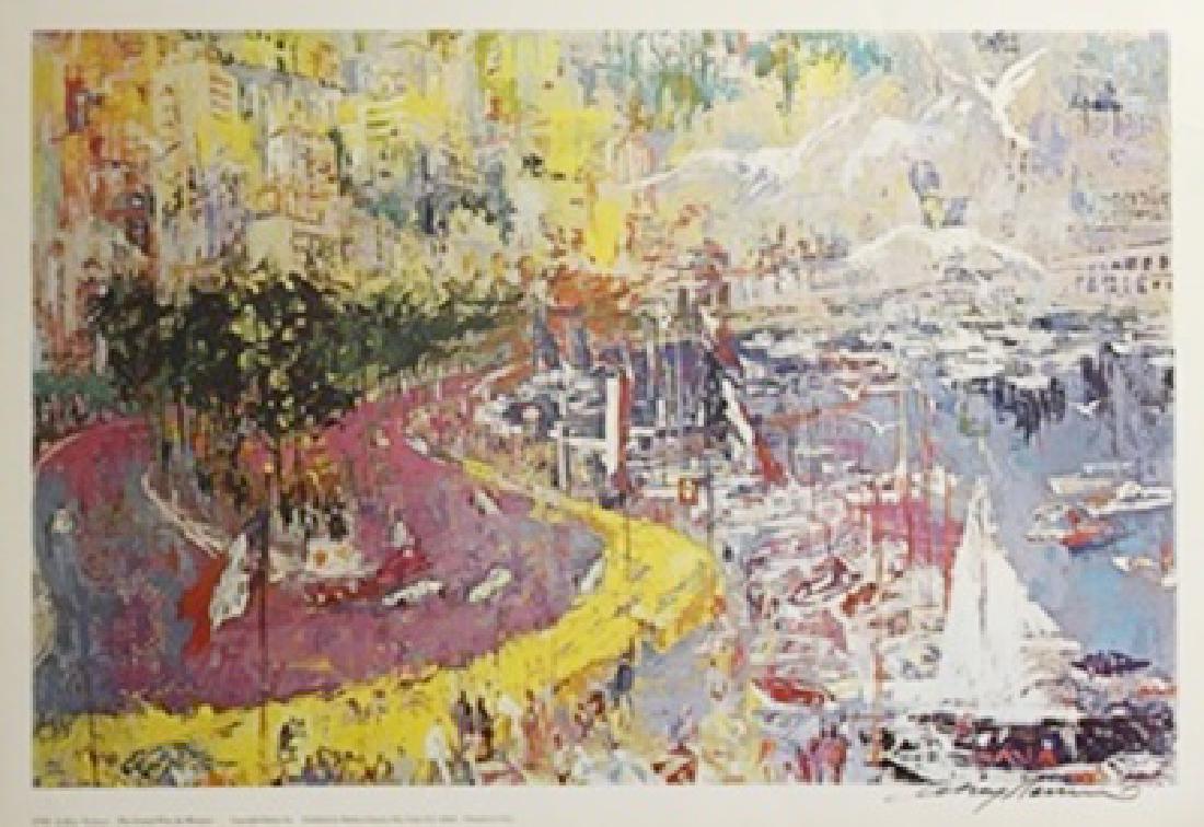 Print the Grand Prix de Monaco - LeRoy Neiman: Print the Grand Prix de Monaco After LeRoy Neiman; bears the signature, size approx. 19 x 26 in. LeRoy Neiman (born Leroy Leslie Runquist, June 8, 1921 – June 20, 2012) was an American artist 