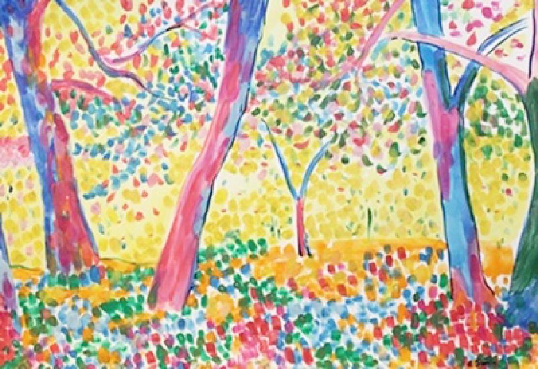 The Jungle - Andre Derain - Watercolor On Paper: Watercolor on paper by Andre Derain, approx. 14x20 in. André Derain was a French artist, painter, sculptor and co-founder of Fauvism with Henri Matisse.