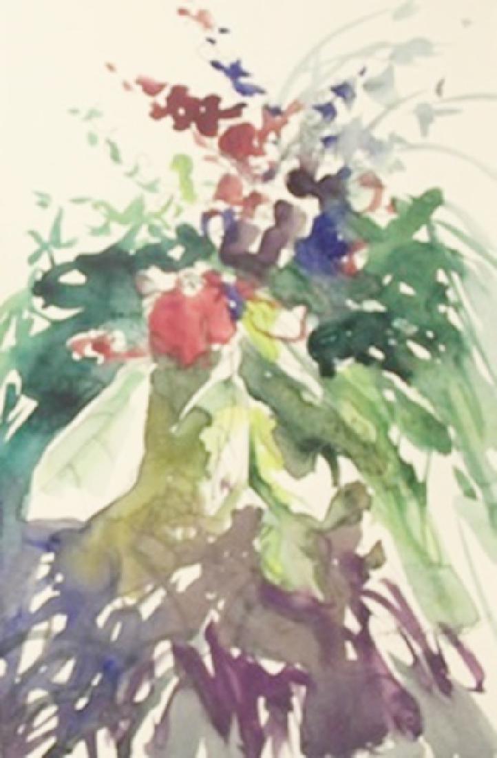 Alexander Archipenko - Watercolor: Watercolor in the manner of Alexander Archipenko, approx. 17x13 in. Alexander Porfyrovych Archipenko was a Ukrainian-born American avant-garde artist, sculptor, and graphic artist.