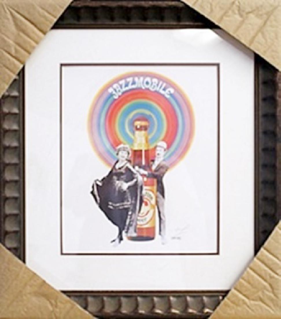 Lithograph by Peter Max: Lithograph by Peter Max, Plate Signed, Size Approx. 19 1/2 x 17 1/2 In.