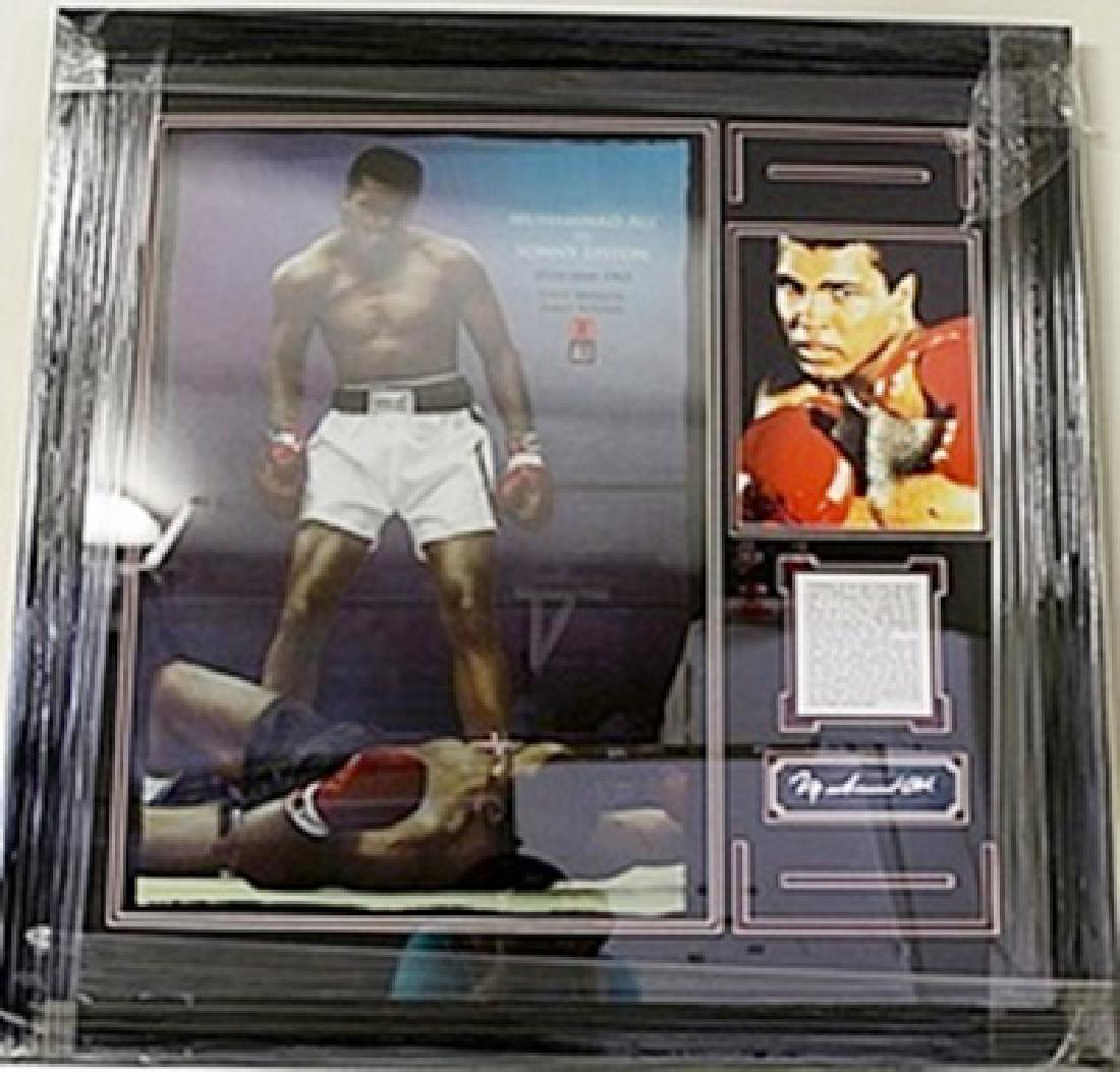 Muhammad Ali Giclee with Bio HE5083: Muhammad Ali Giclee with Bio with Laser Matted Signature
