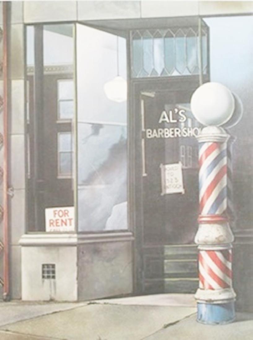 Lithograph For Rent - David Mann: Lithograph For Rent After David Mann; , pencil bears the signature, size approx. 29 x 22 1/2 in. David Dave Mann (September 10, 1940 – September 11, 2004) was a California graphic artist whose pai