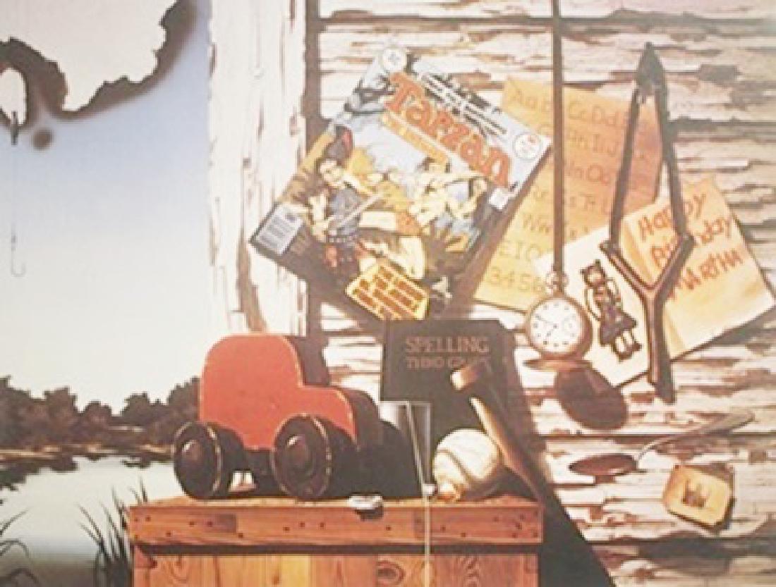 Lithograph - David Mann: Lithograph After David Mann; , size approx. 22 1/2 x 28 1/2 in. David Dave Mann (September 10, 1940 – September 11, 2004) was a California graphic artist whose paintings celebrated biker culture