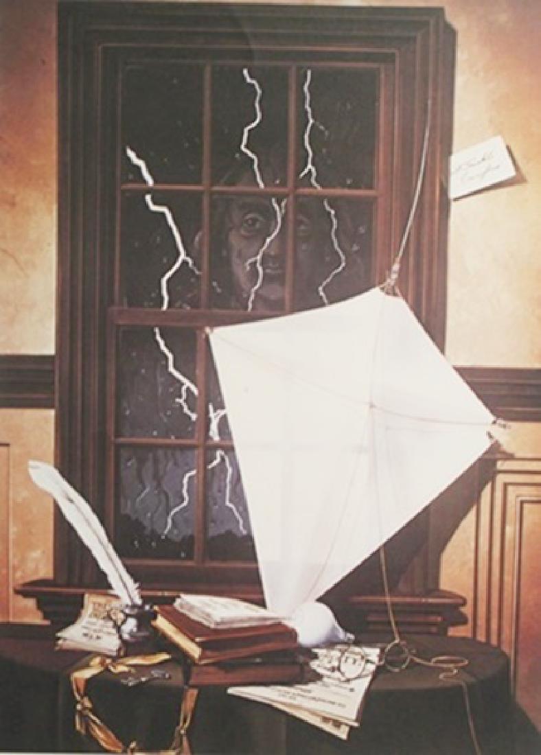 Lithograph David Mann (271A): Authentic Lithograph , Bearing an Interpretive Signature of the Artist, Size Approx. 29" x 22 1/2" In. David "Dave" Mann (September 10, 1940 – September 11, 2004) was a California graphic artist w