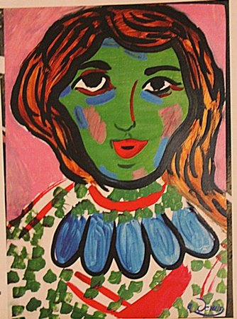 Andre Derain - Abigail: Oil on paper Andre Derain "Abigail" circa 1940, signed private collection, unframed dimensions approximately 19x13. André Derain was a French artist, painter, sculptor and co-founder of Fauvism with