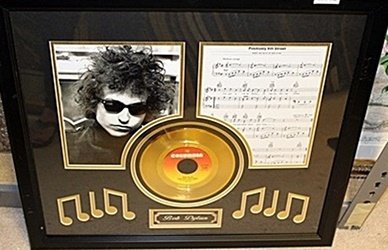 Bob Dylan's "Positively 4th Street" With Gold Album: Bob Dylan's "Positively 4th Street" With Gold Album