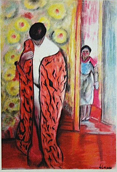 Henri Lebasque - Portrait of Madame: Pastel on paper Henri Lebasque "Portrait of Madame", circa 1910, signed private collection, unframe dimensions approximately 14x20. Henri Lebasque (25 September 1865 – 7 August 1937) was a French po