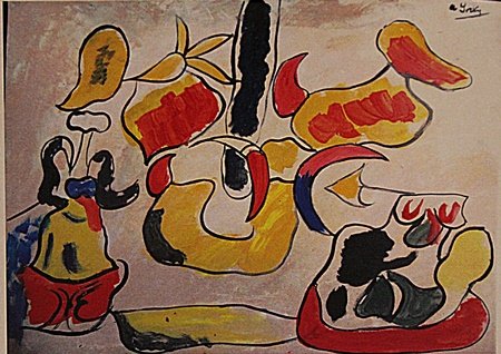 Arshile Gorky - Untitled: Arshile Gorky "Untitled" oil on paper circa. 1920, private collection approx. 19x14in. Gorky was an Armenian born American painter, who had a seminal influence on Abstract Expressionism. He spent most