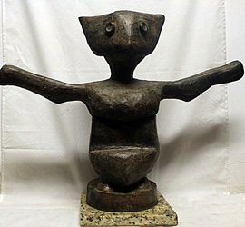 Patina Bronze Sculpture after Max Ernst: Limited Edition, bears the signature, Bronze Sculpture after the artist, Size Approx. 18" x 22" x 8" in.