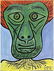 Oil Painting on Paper - Pablo Picasso