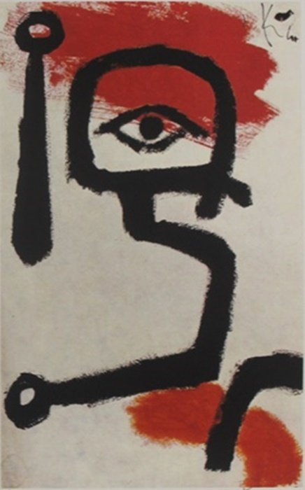 Lithograph Paul Klee (230A): Authentic Lithograph , Bearing an Interpretive Signature of the Artist, Size Approx. 14" x 11" In. Paul Klee (18 December 1879 – 29 June 1940) was a painter born in Münchenbuchsee, Switzerland