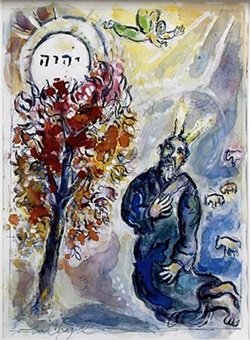 Lithograph by Marc Chagall: Lithograph, bearing a Signature of the artist, Size Approx. 14" x 11" in.