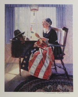 Lithograph - Norman Rockwell: Lithograph After Norman Rockwell; pencil bears the signature, size approx. 14 x 11 in. Norman Percevel Rockwell AKA: Norman Rockwell (02/03/1978 - 11/08/1978) Was born in Brooklyn, New York. Occupatio