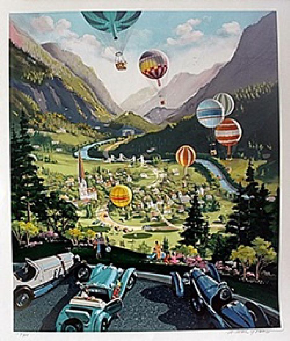 Serigraph Michael Young: Authentic serigraph, signed, Numbered, Approx. 33 1/2x28" In.