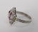 Art Deco Platinum Diamond Ruby Ring - 2