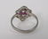 Art Deco Platinum Diamond Ruby Ring - 3