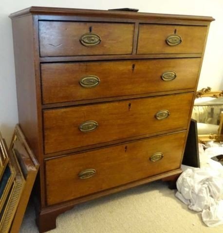 Federal Mahogany Chest of Drawers 19th C. (1 of 3)