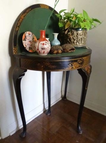 Queen Anne Style Chinoiserie Game Table (1 of 2)