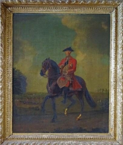 Primitive Colonial Painting, British Officer (1 of 5)