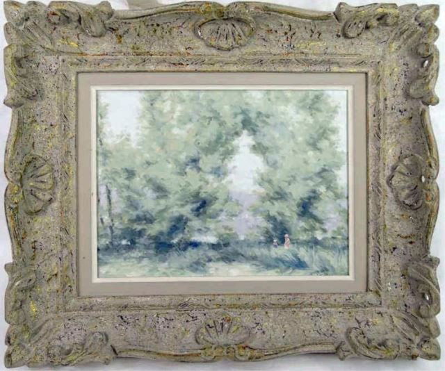 Andre Gisson Painting - Landscape with Figures (1 of 3)