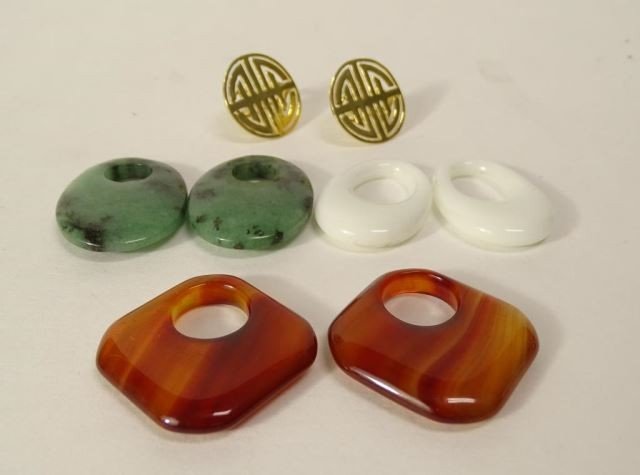 14K Yellow Gold Dangle Earrings (1 of 3)