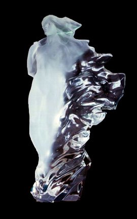 Frederick Hart Lucite Sculpture,  "Veil of Light". (1 of 3)