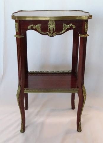 Italian Two Tier Bronze Mounted Stand (1 of 3)