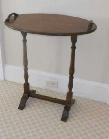 Walnut Tray Top Occasional Table (1 of 2)