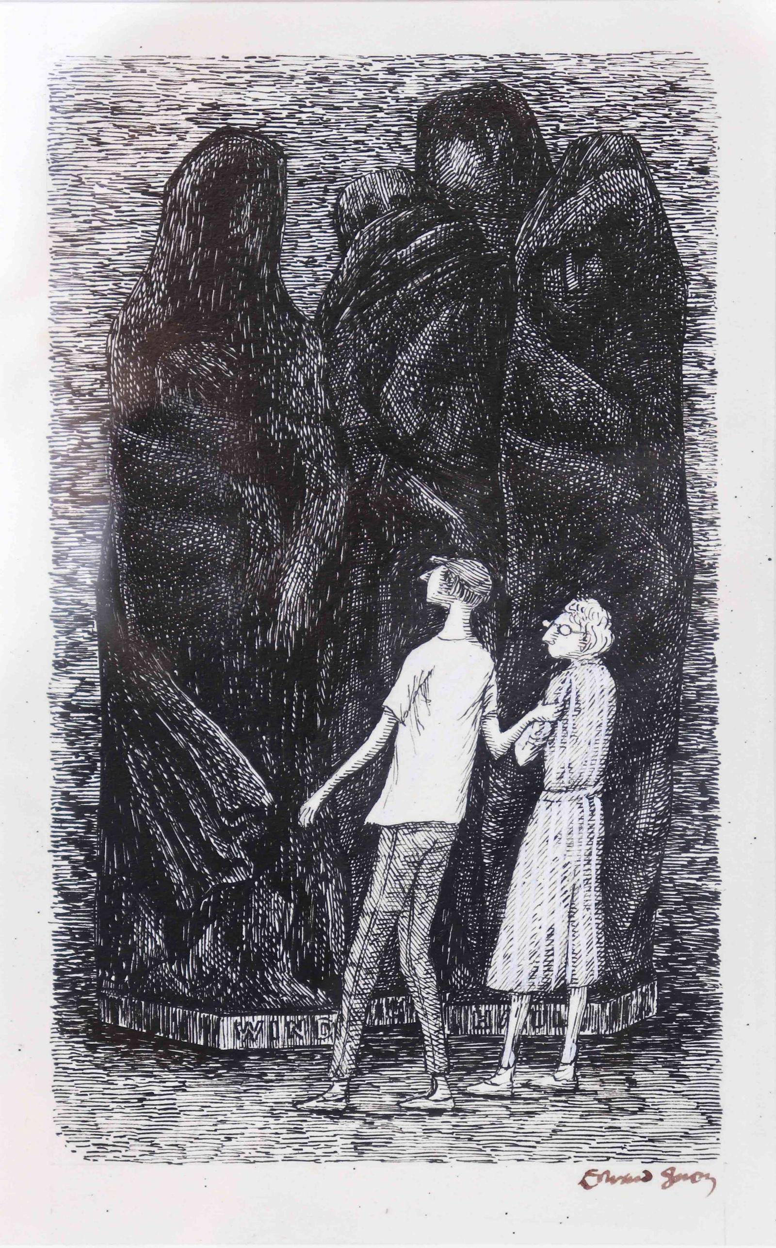 Gorey Orig. Artwork for "The Dark Secret of…" (1 of 2)